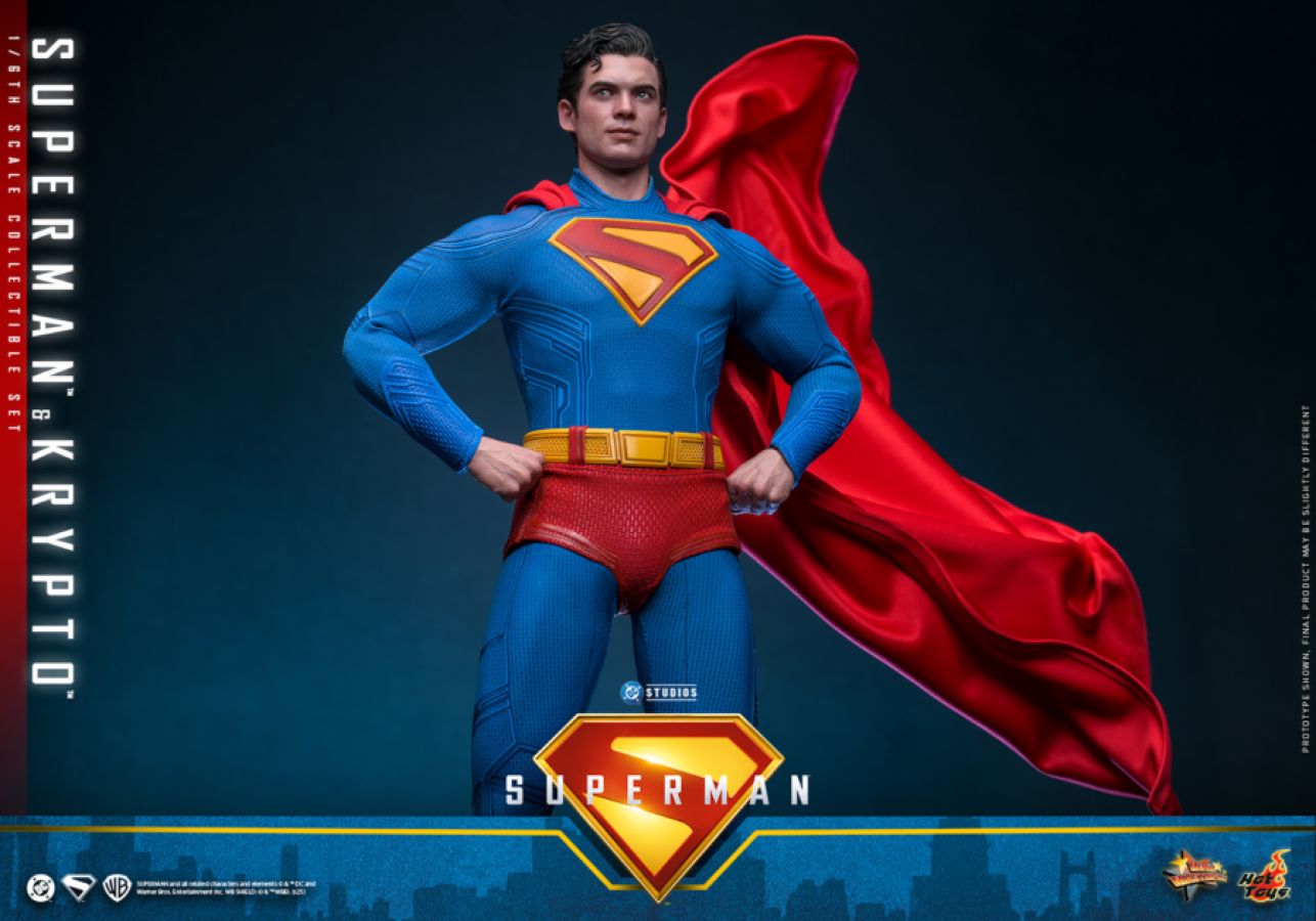 Superman (2025) - Superman & Krypto 1:6 Scale Collectable Action Figure Set