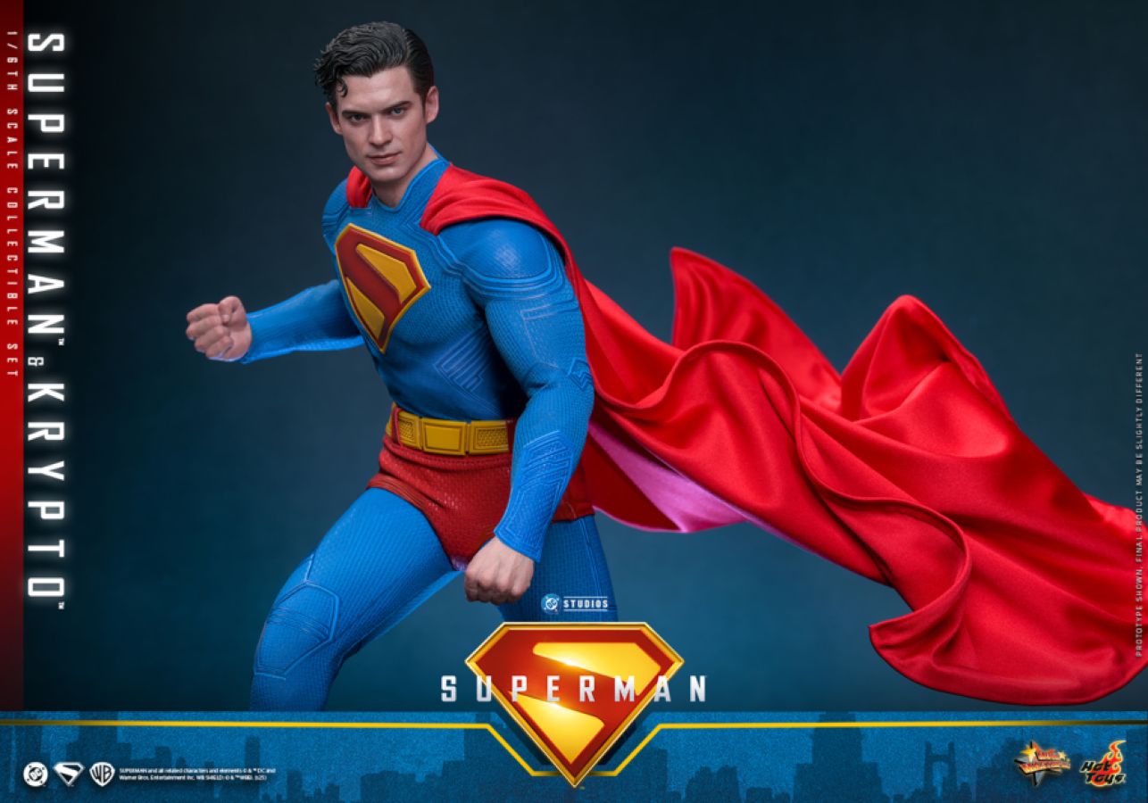 Superman (2025) - Superman & Krypto 1:6 Scale Collectable Action Figure Set