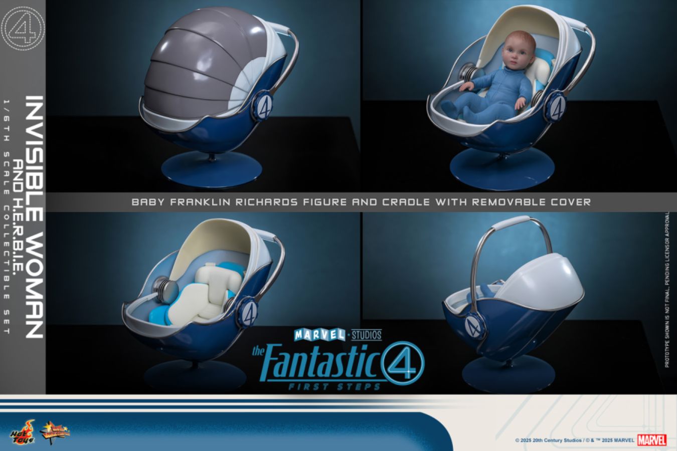 The Fantastic Four: First Steps - Invisible Woman & HERBIE 1:6 Scale Collectable Figure Set