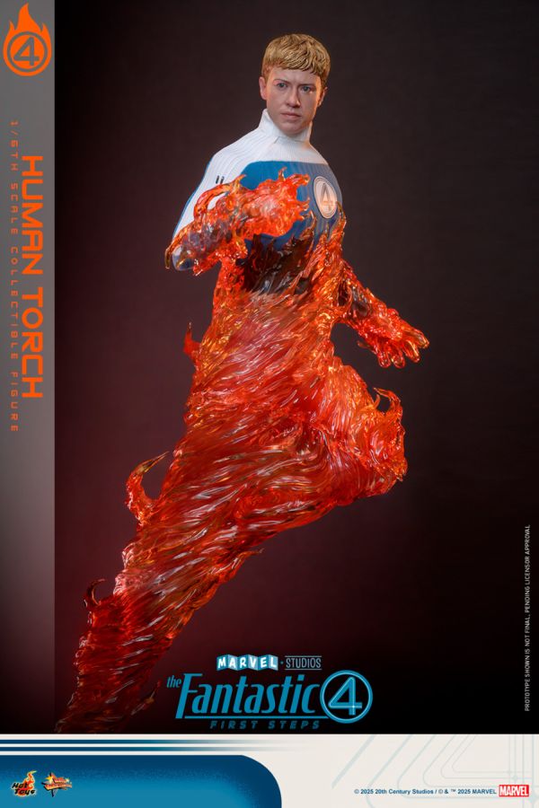 The Fantastic Four: First Steps - Human Torch 1:6 Scale Collectable Action Figure