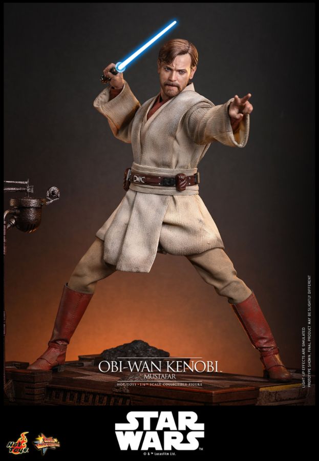 Star Wars - Obi-Wan Kenobi (Mustafar) 1:6 Scale Collectable Action Figure