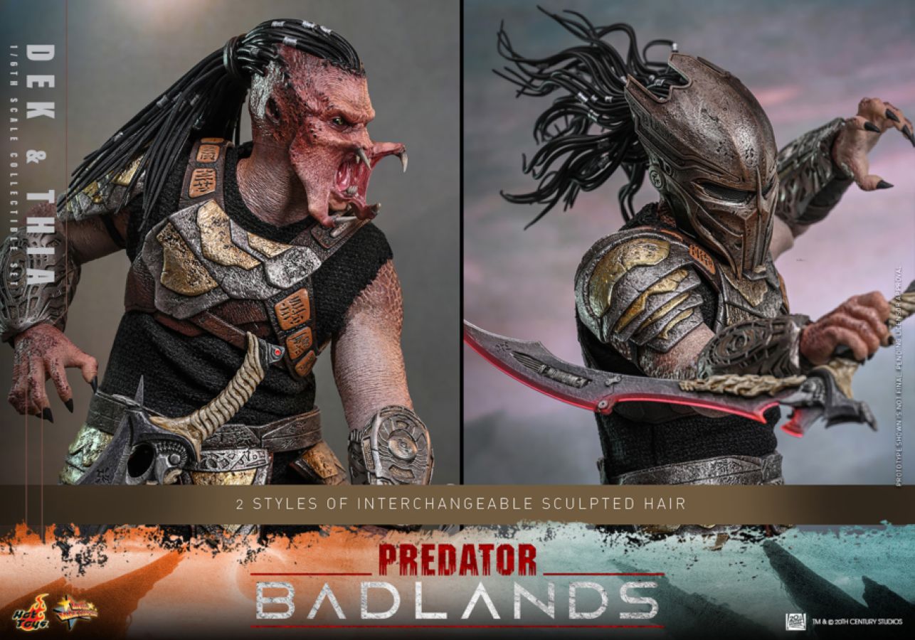 Predator: Badlands - Dek and Thia 1:6 Scale Collectable Action Figure Set