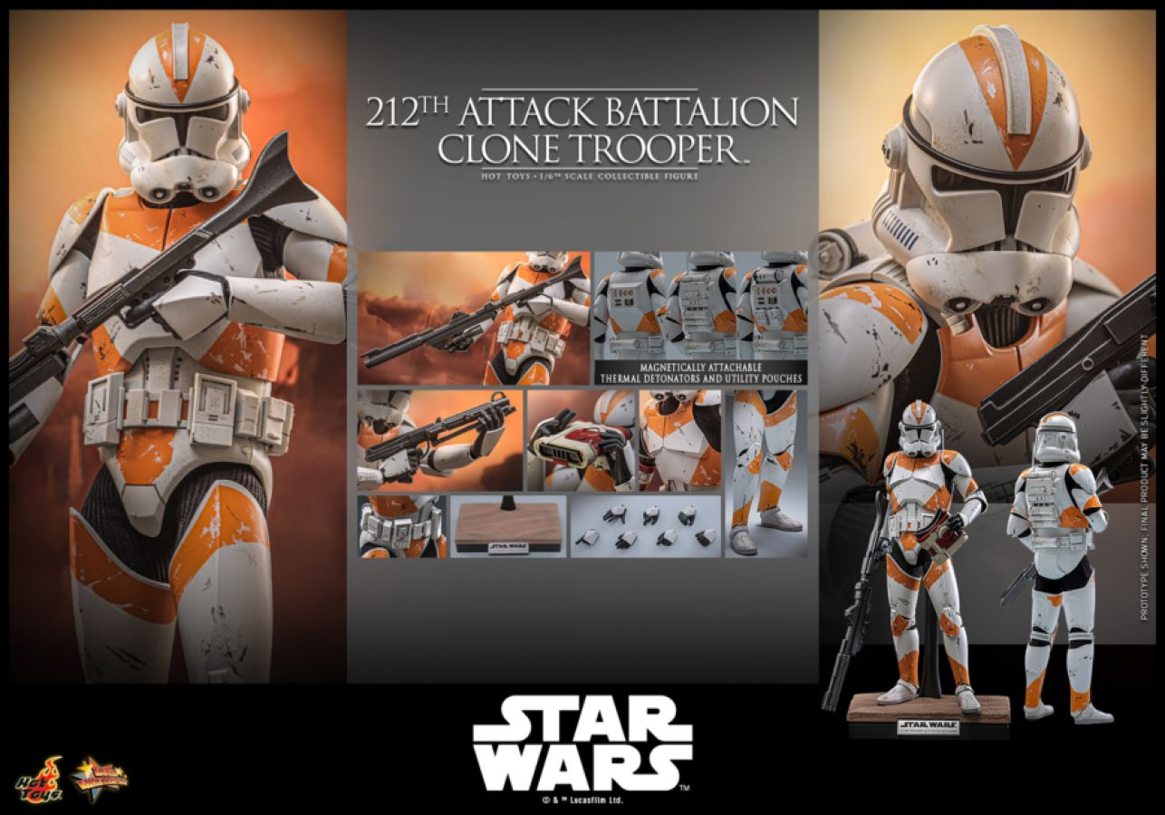 Star Wars - 212th Attack Battalion Clone Trooper 1:6 Scale Collectible Action Figure