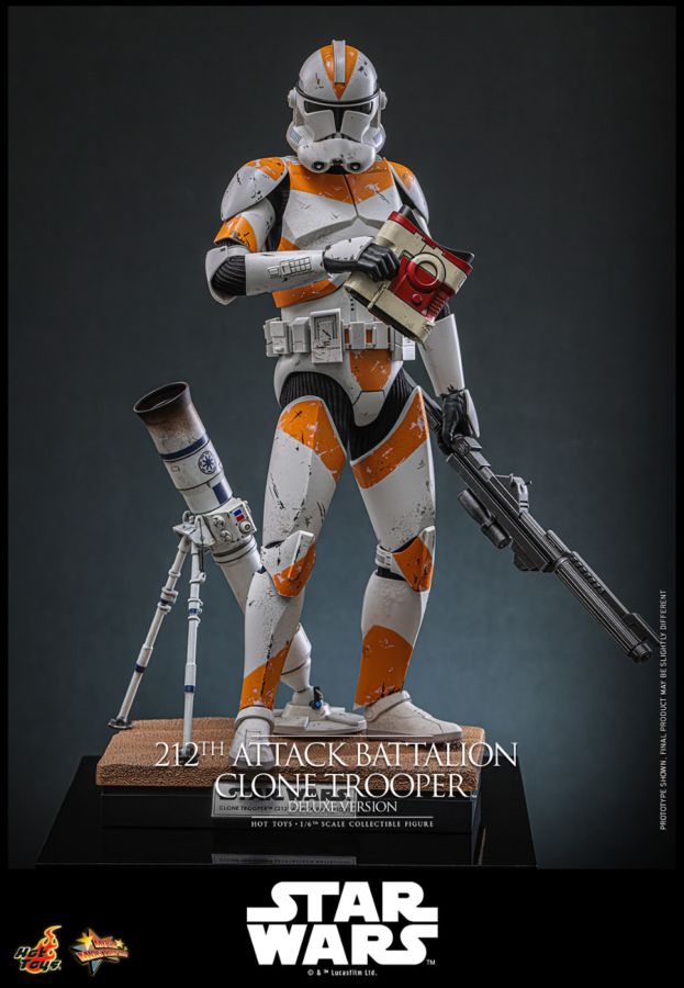 Star Wars - 212th Attack Battalion Clone Trooper Deluxe 1:6 Scale Collectible Action Figure