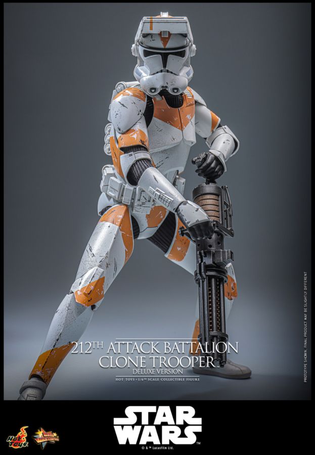 Star Wars - 212th Attack Battalion Clone Trooper Deluxe 1:6 Scale Collectible Action Figure