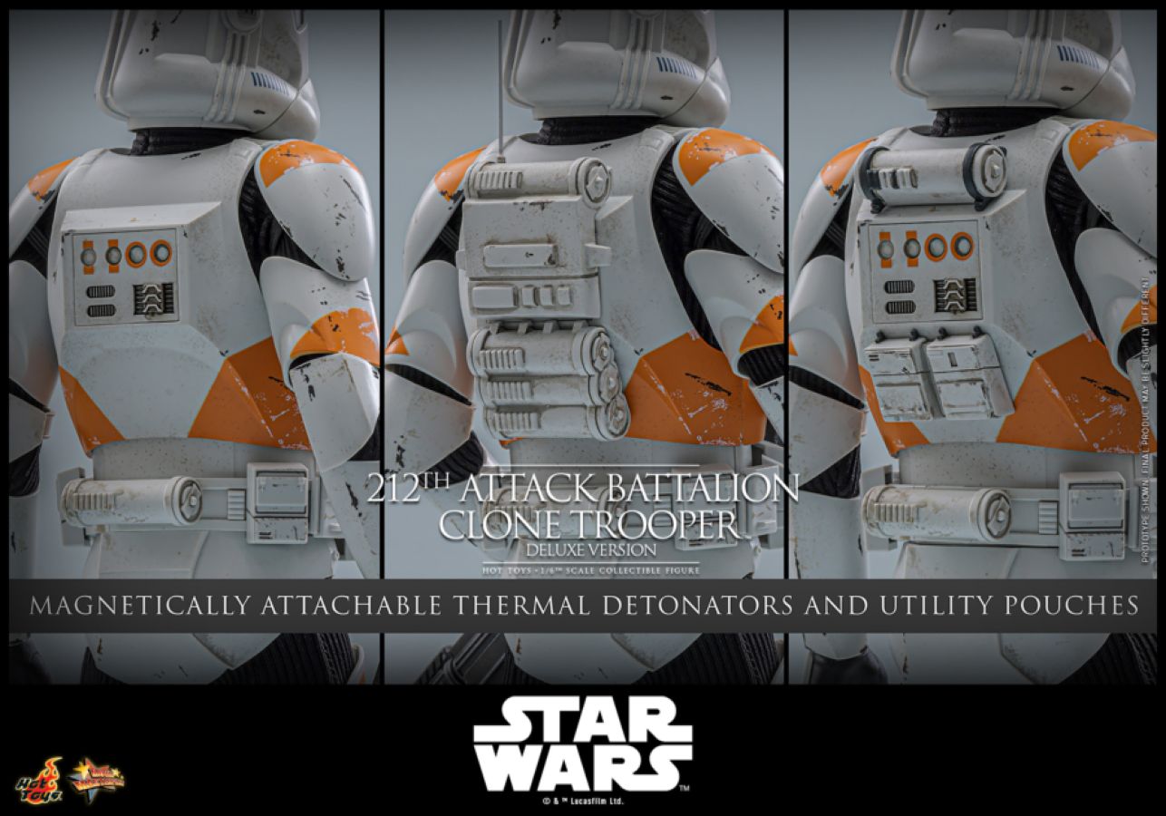 Star Wars - 212th Attack Battalion Clone Trooper Deluxe 1:6 Scale Collectible Action Figure