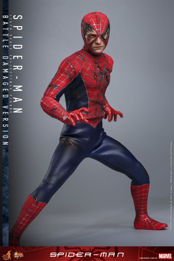 Spider-Man: No Way Home - Spider-Man (Battle Damaged) 1:6 Collectable Action Figure
