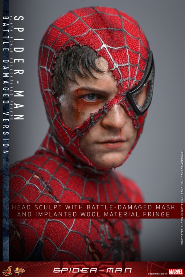 Spider-Man: No Way Home - Spider-Man (Battle Damaged) 1:6 Collectable Action Figure