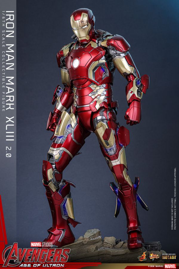 Avengers: Age of Ultron - Iron Man Mark XLIII (2.0) 1:6 Scale Collectible Action Figure