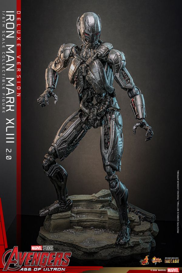 Avengers: Age of Ultron - Iron Man Mark XLIII (2.0) Deluxe 1:6 Scale Collectible Action Figure
