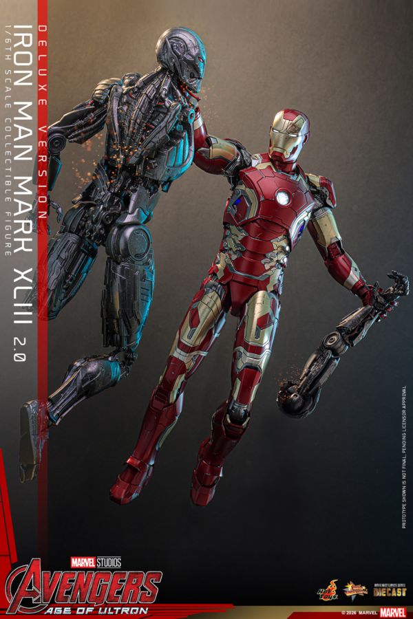 Avengers: Age of Ultron - Iron Man Mark XLIII (2.0) Deluxe 1:6 Scale Collectible Action Figure