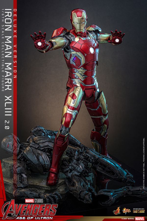Avengers: Age of Ultron - Iron Man Mark XLIII (2.0) Deluxe 1:6 Scale Collectible Action Figure