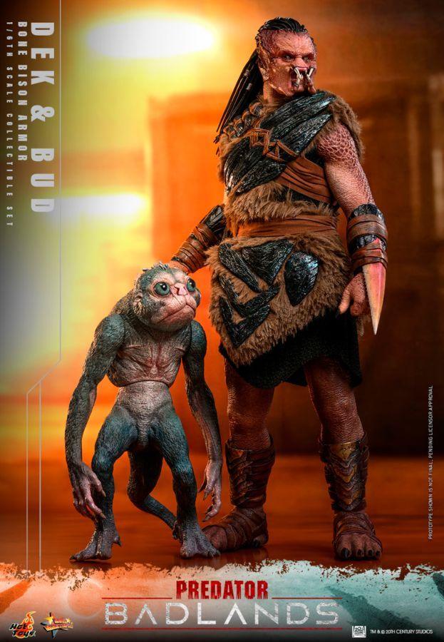 Predator: Badlands - Dek (Bone Bison Armor) & Bud 1:6 Scale Collectible Action Figure Set