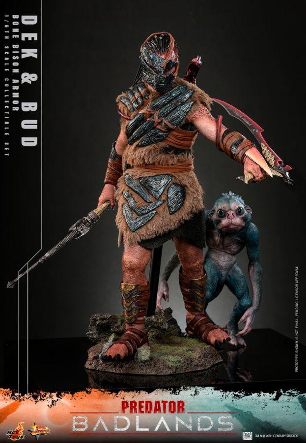 Predator: Badlands - Dek (Bone Bison Armor) & Bud 1:6 Scale Collectible Action Figure Set