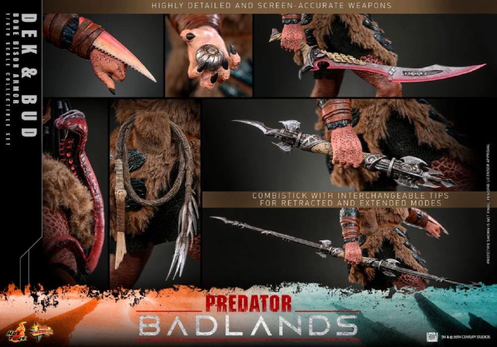 Predator: Badlands - Dek (Bone Bison Armor) & Bud 1:6 Scale Collectible Action Figure Set
