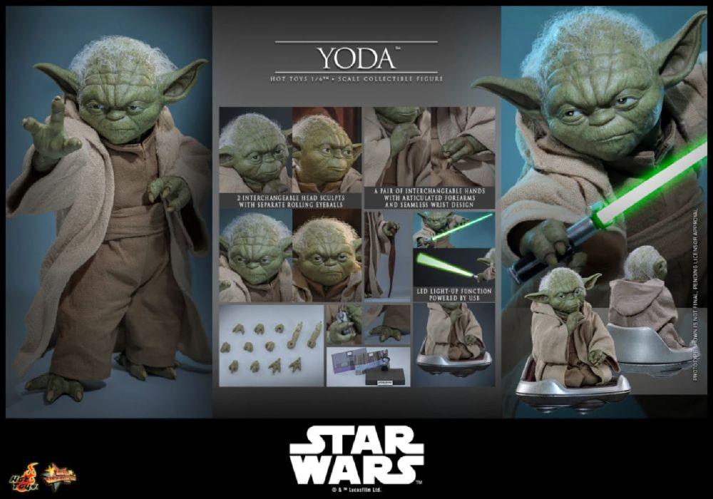 Star Wars - Yoda 1:6 Scale Collectable Action Figure