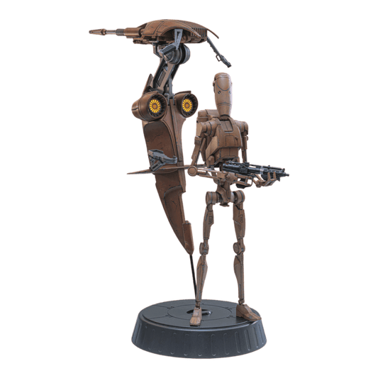 Star Wars - Battle Droid & STAP 1:6 Scale Collectible Figure Set