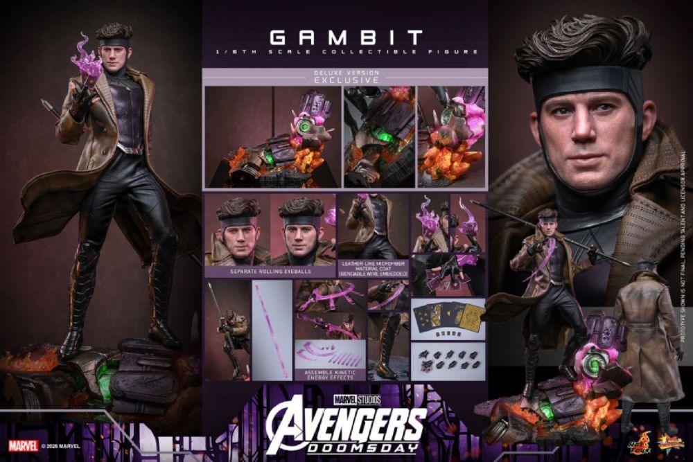 Avengers: Doomsday - Gambit (Deluxe Edition) 1:6 Scale Collectable Action Figure