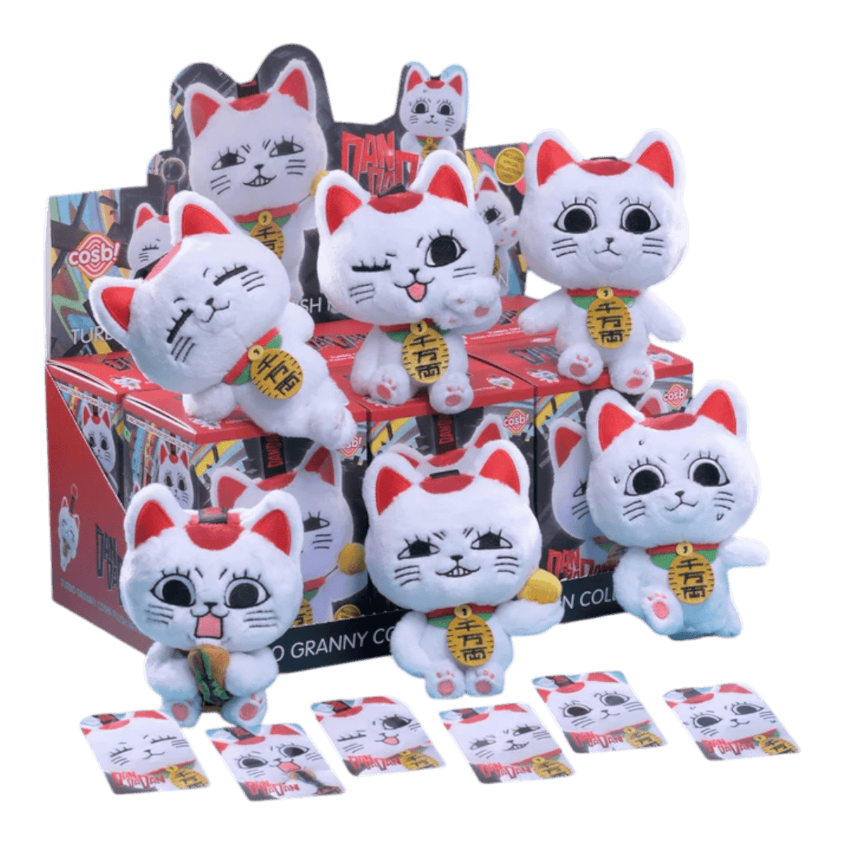 Dandadan - Turbo Granny Cosbi Plush Keychain Collection (Display of 6)