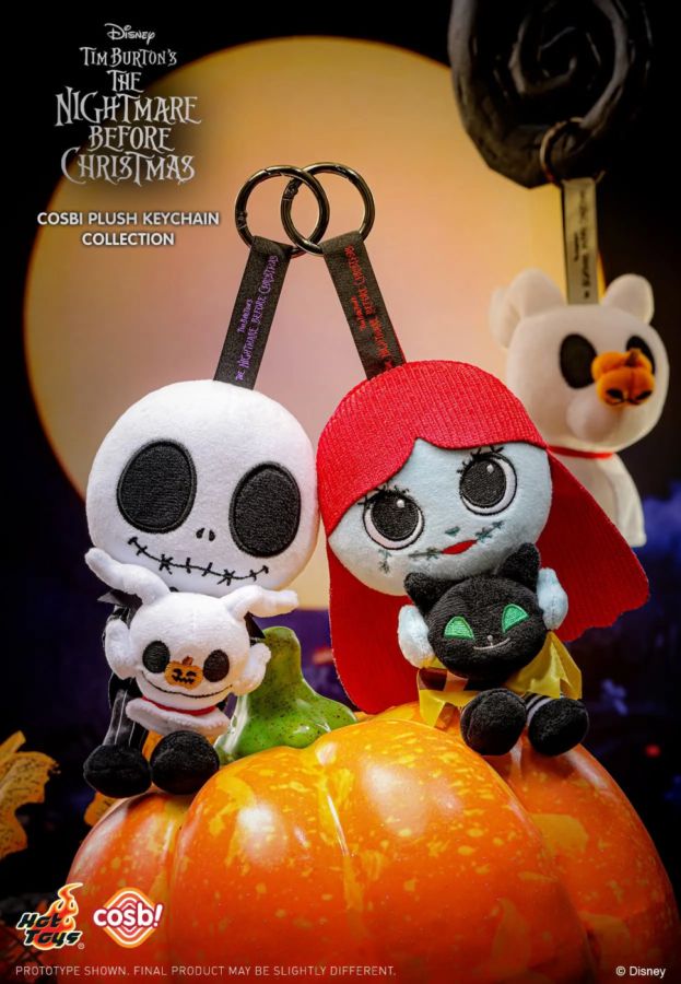 The Nightmare Before Christmas - Jack & Friends Cosbi Plush Keychain Collection (Display of 6)