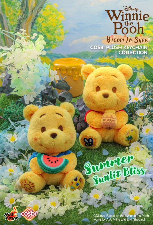 Winnie the Pooh - Bloom to Snow Cosbi Plush Keychain Collection (Display of 6)