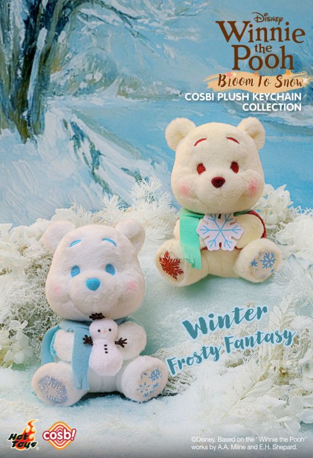 Winnie the Pooh - Bloom to Snow Cosbi Plush Keychain Collection (Display of 6)