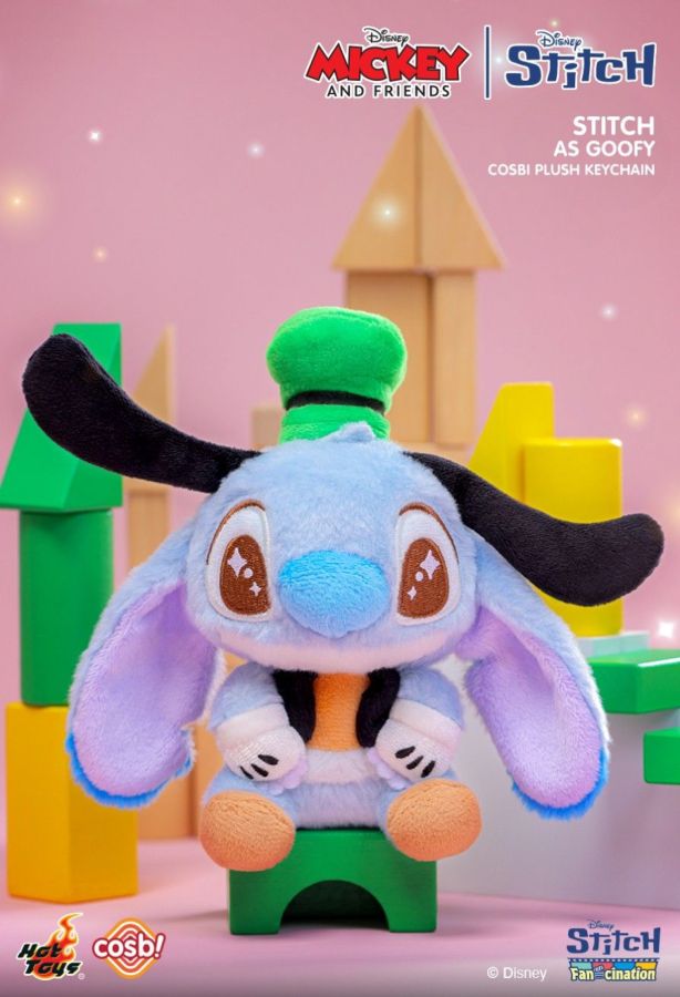 Lilo & Stitch - Stitch as Mickey & Friend - Cosbi Plush Keychain Collection (Display of 6)