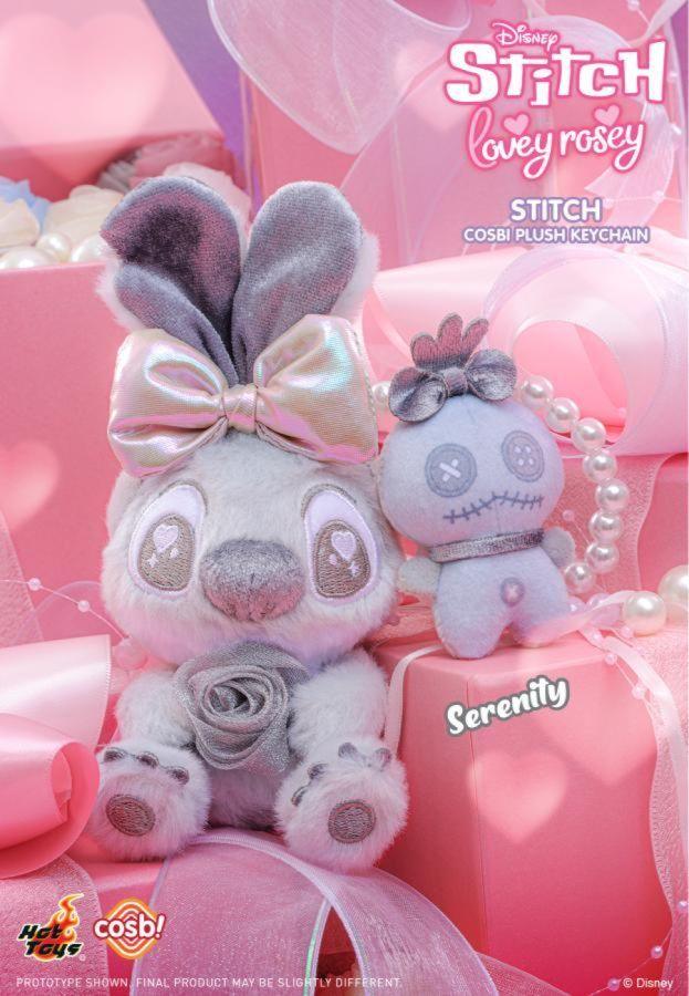 Lilo & Stitch - Stitch Lovey-Rosey Cosbi Plush Keychain Collection (Display of 6)