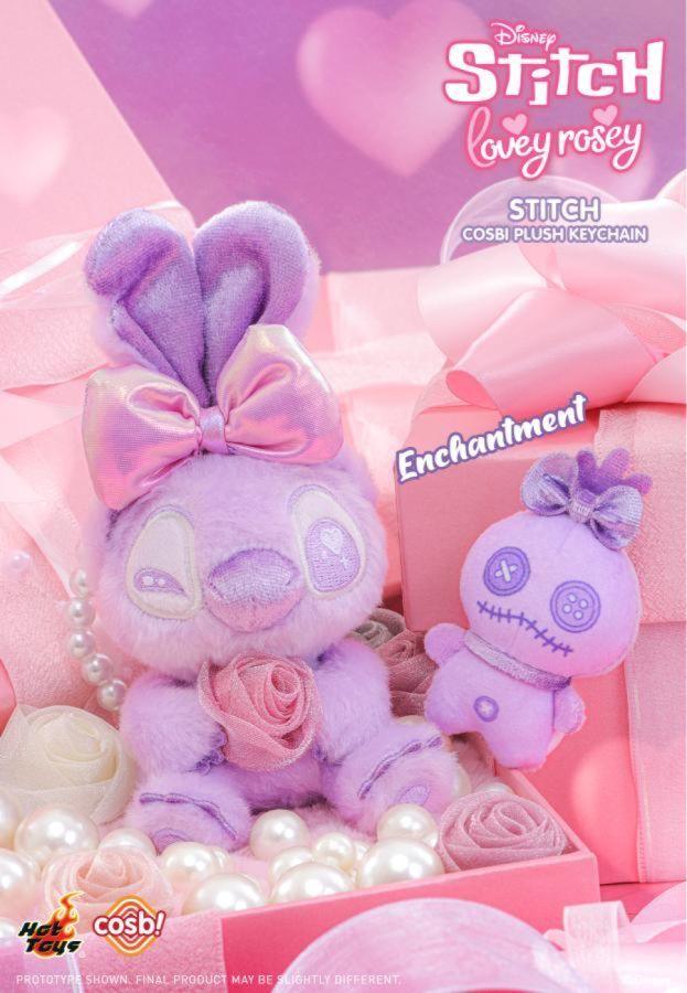 Lilo & Stitch - Stitch Lovey-Rosey Cosbi Plush Keychain Collection (Display of 6)