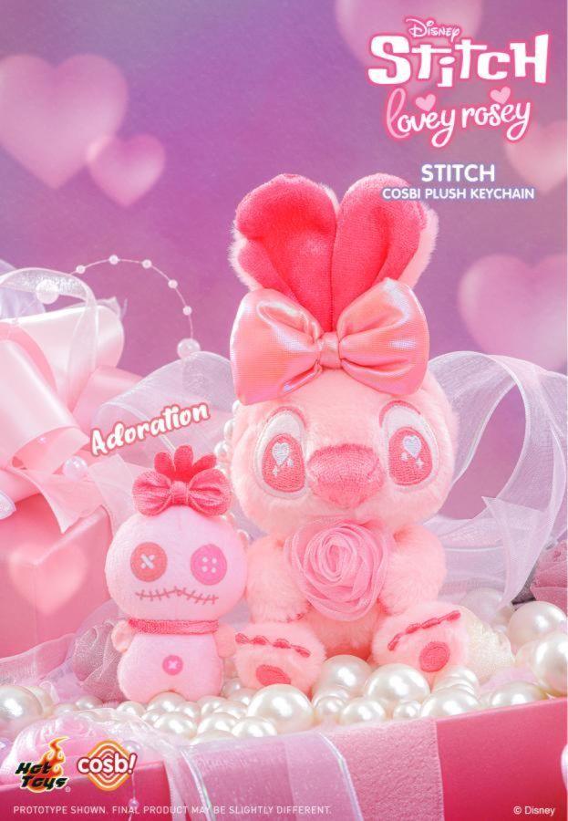 Lilo & Stitch - Stitch Lovey-Rosey Cosbi Plush Keychain Collection (Display of 6)