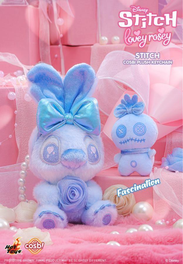 Lilo & Stitch - Stitch Lovey-Rosey Cosbi Plush Keychain Collection (Display of 6)