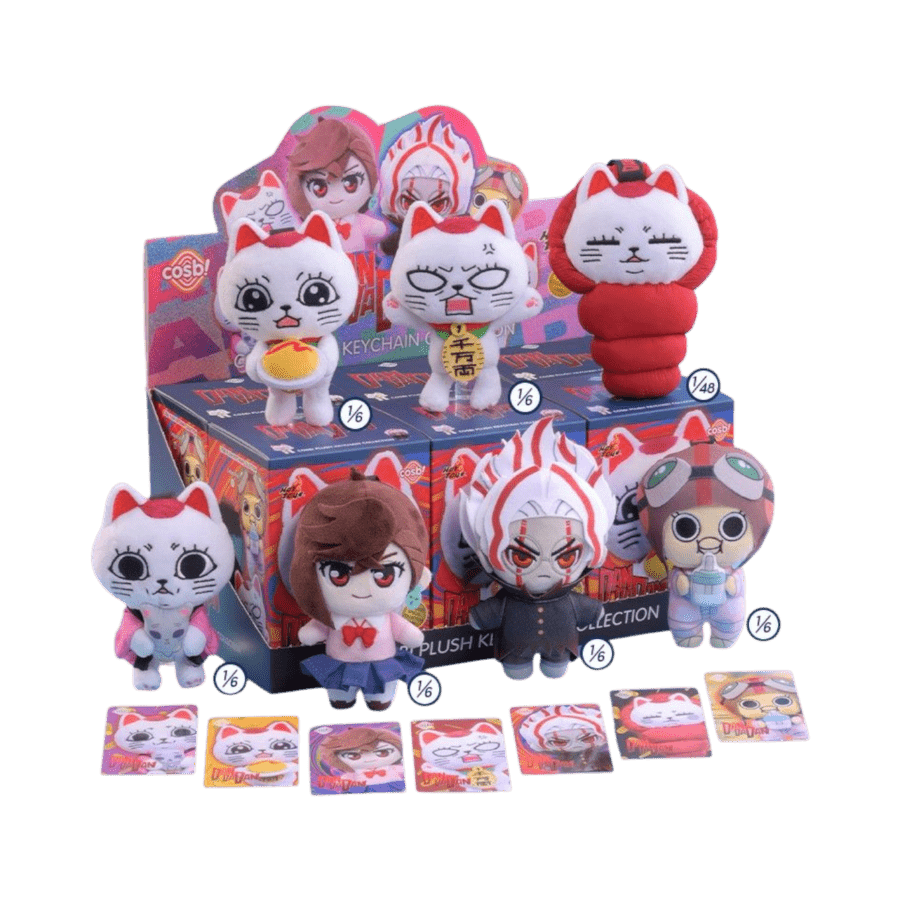 Dan Da Dan - Dan Da Dan Cosbi Plush Keychain Collection (Display of 6)