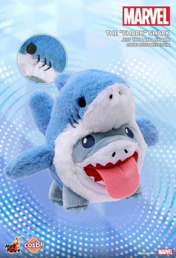 Marvel Rivals - Jeff the Shark Cosbi Plush Keychain Collection (Display of 6)