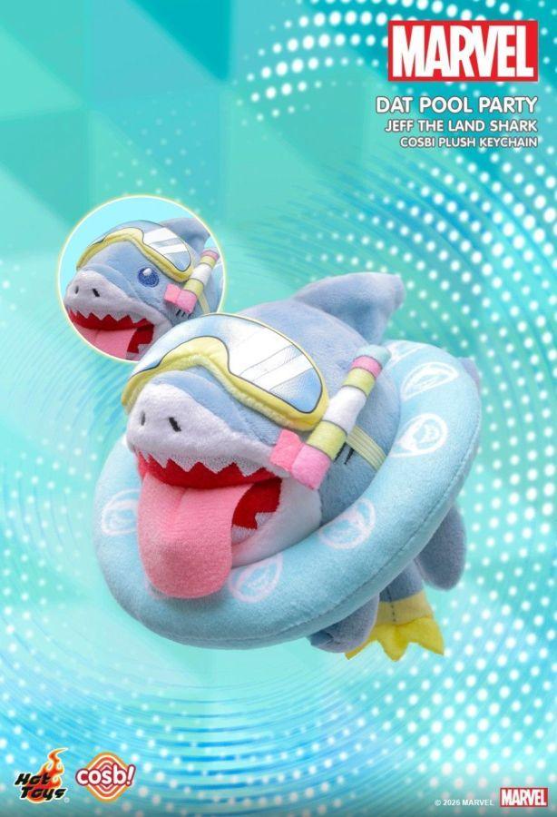 Marvel Rivals - Jeff the Shark Cosbi Plush Keychain Collection (Display of 6)