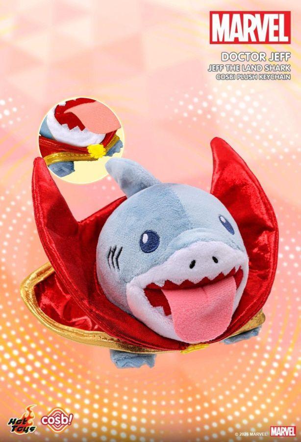 Marvel Rivals - Jeff the Shark Cosbi Plush Keychain Collection (Display of 6)