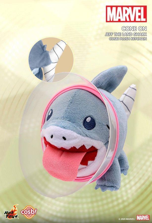 Marvel Rivals - Jeff the Shark Cosbi Plush Keychain Collection (Display of 6)