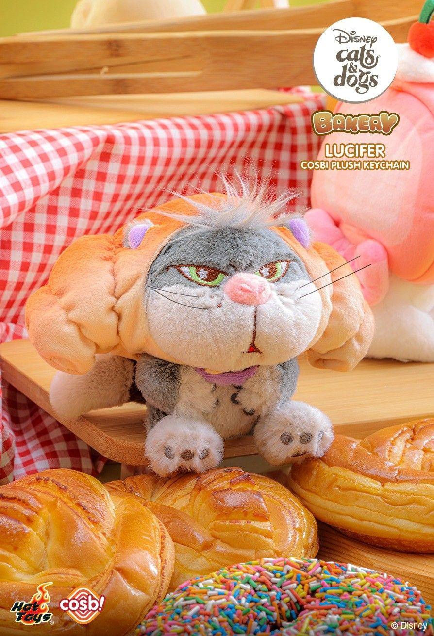 Disney - Cats & Dogs Bakery Cosbi Plush Keychain Collection Assortment (Display of 6)