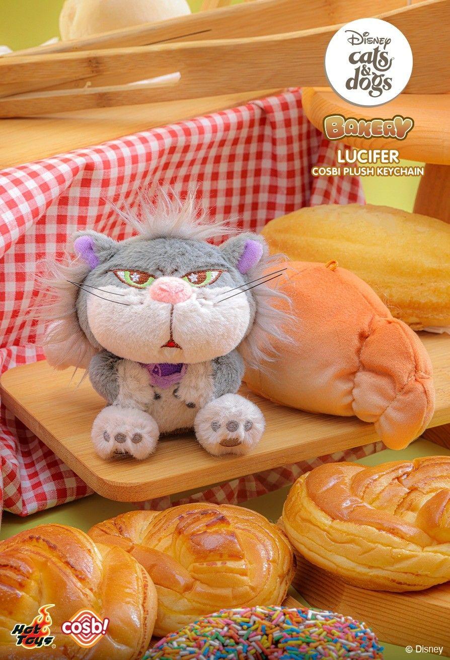 Disney - Cats & Dogs Bakery Cosbi Plush Keychain Collection Assortment (Display of 6)