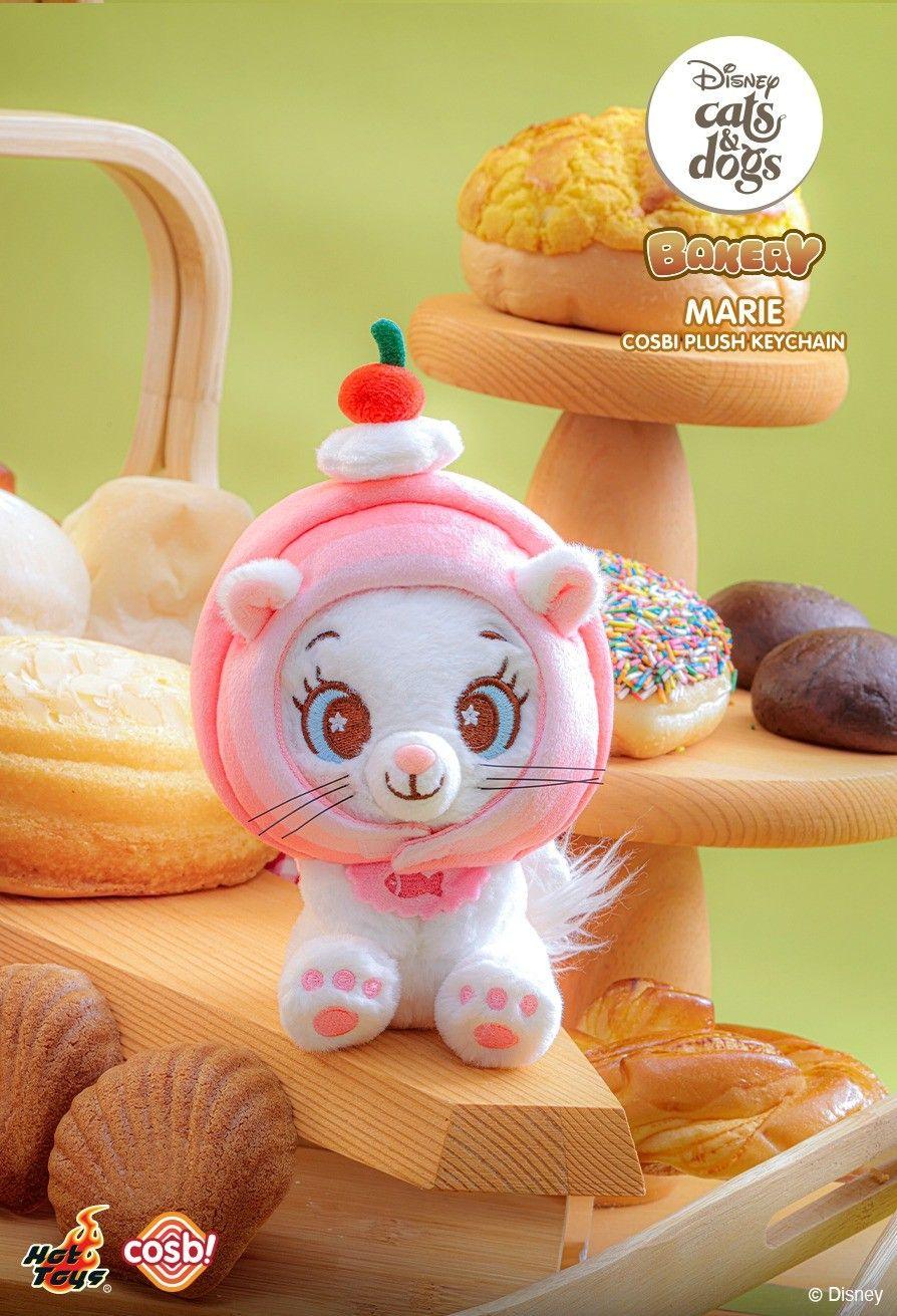 Disney - Cats & Dogs Bakery Cosbi Plush Keychain Collection Assortment (Display of 6)