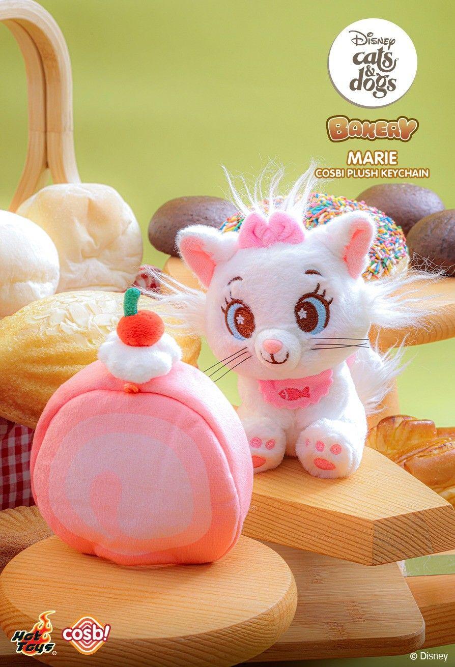Disney - Cats & Dogs Bakery Cosbi Plush Keychain Collection Assortment (Display of 6)