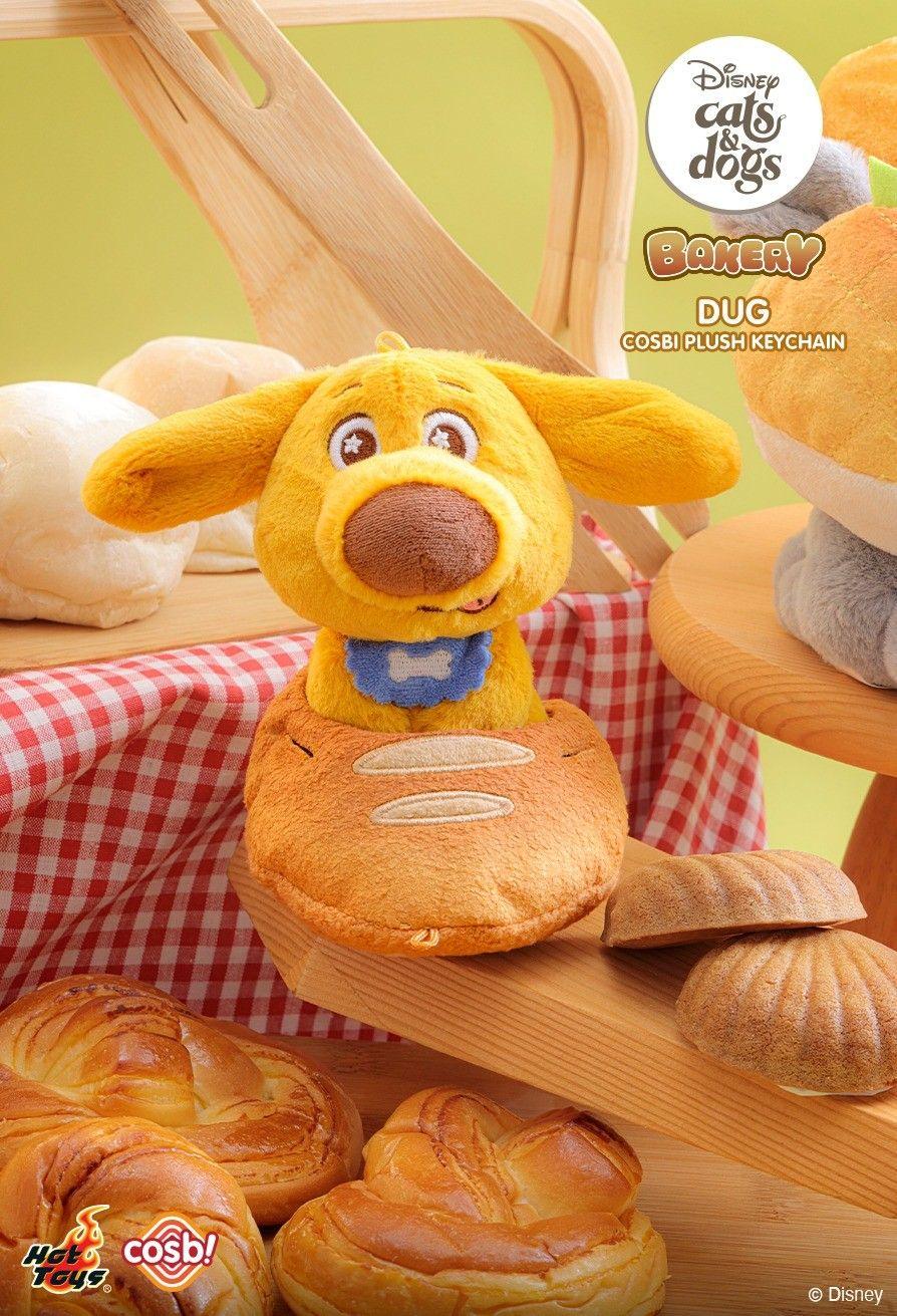 Disney - Cats & Dogs Bakery Cosbi Plush Keychain Collection Assortment (Display of 6)