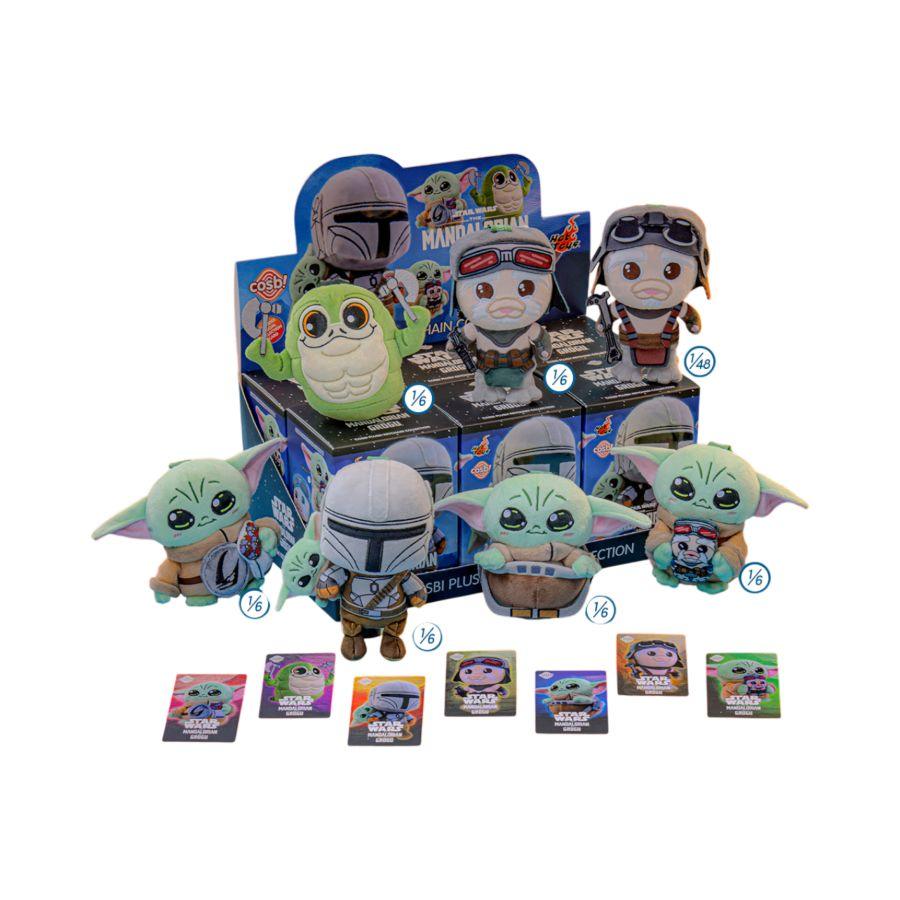Star Wars: The Mandalorian - Grogu & Friends Cosbi Plush Keychain Collection (Display of 6)