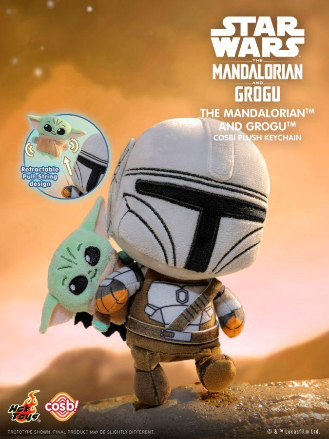 Star Wars: The Mandalorian - Grogu & Friends Cosbi Plush Keychain Collection (Display of 6)