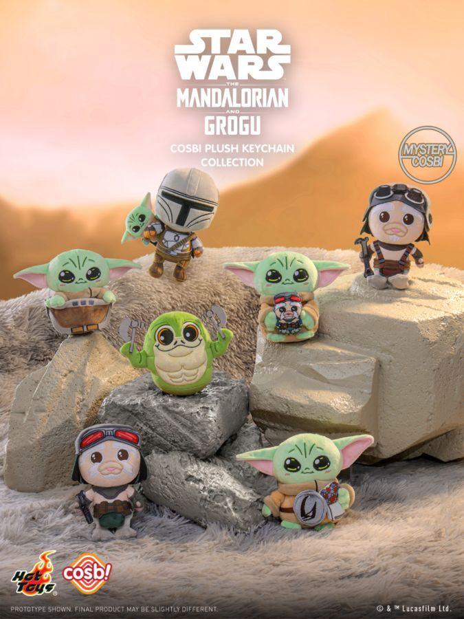 Star Wars: The Mandalorian - Grogu & Friends Cosbi Plush Keychain Collection (Display of 6)
