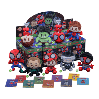 Spider-Man: Brand New Day - Spider-Man Cosbi Plush Keychain Assortment (Display of 8)