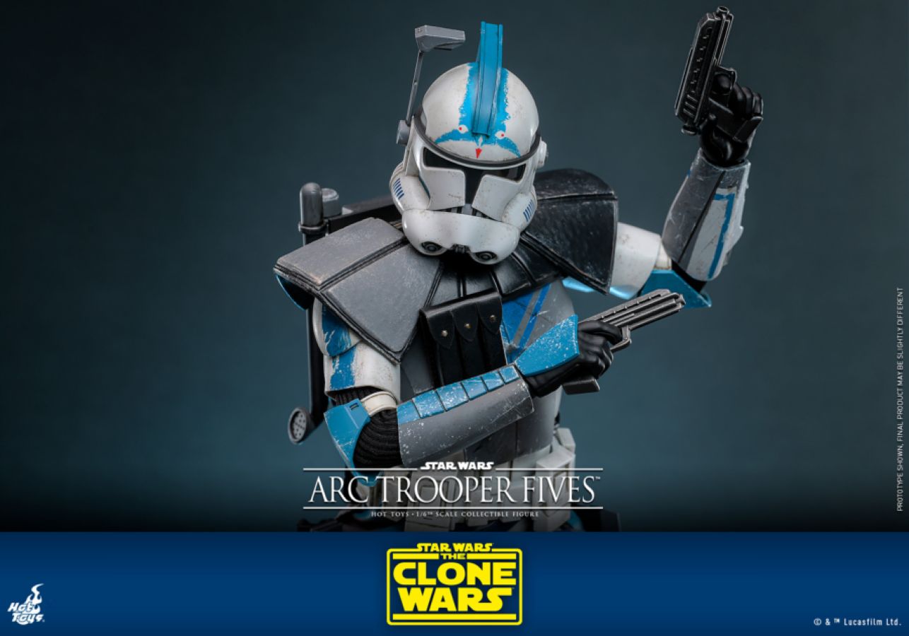 Star Wars: The Clone Wars - Arc Trooper Fives 1:6 Scale Collectable Action Figure