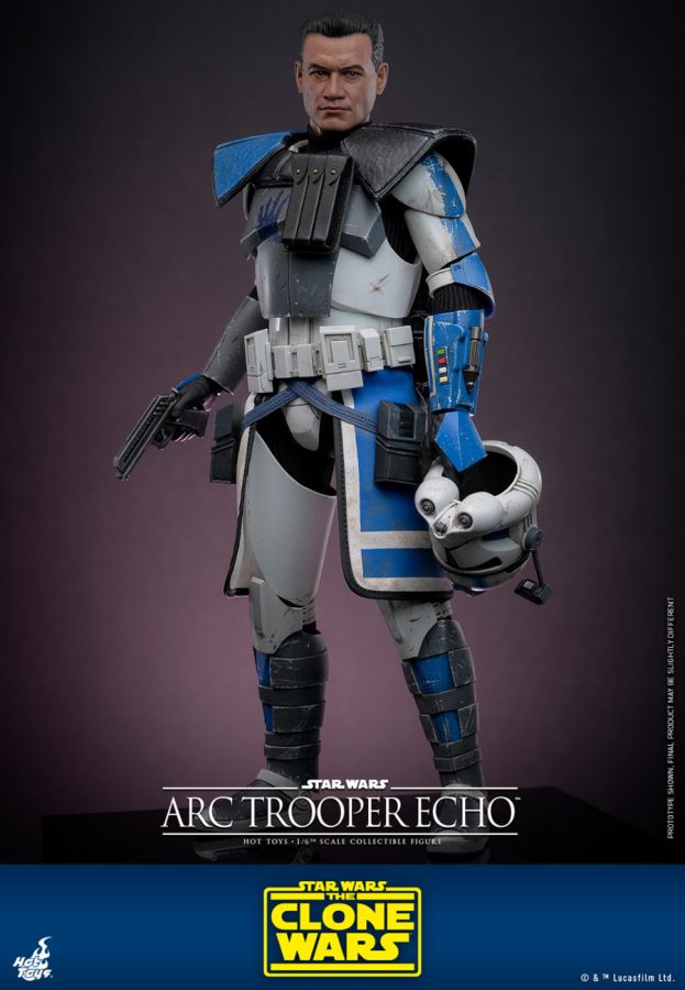 Star Wars: The Clone Wars - Arc Trooper Echo 1:6 Scale Collectible Action Figure