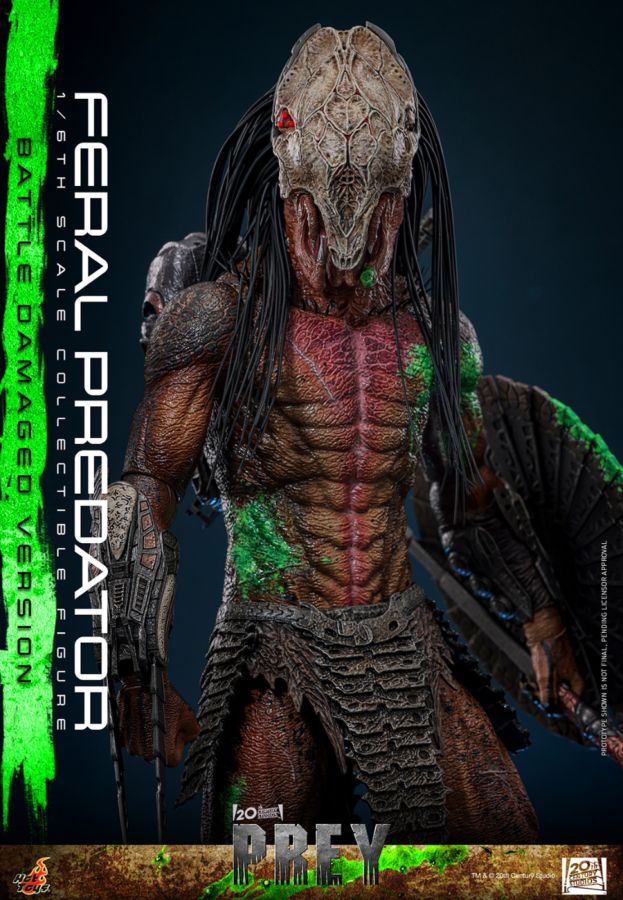 Predator: Prey - Feral Predator (Battle Damaged Version) 1:6 Scale Collectable Action Figure