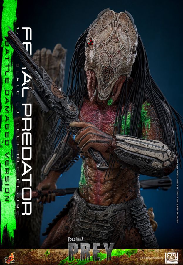 Predator: Prey - Feral Predator (Battle Damaged Version) 1:6 Scale Collectable Action Figure