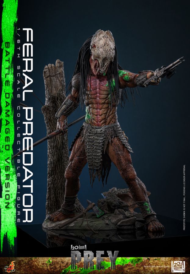Predator: Prey - Feral Predator (Battle Damaged Version) 1:6 Scale Collectable Action Figure